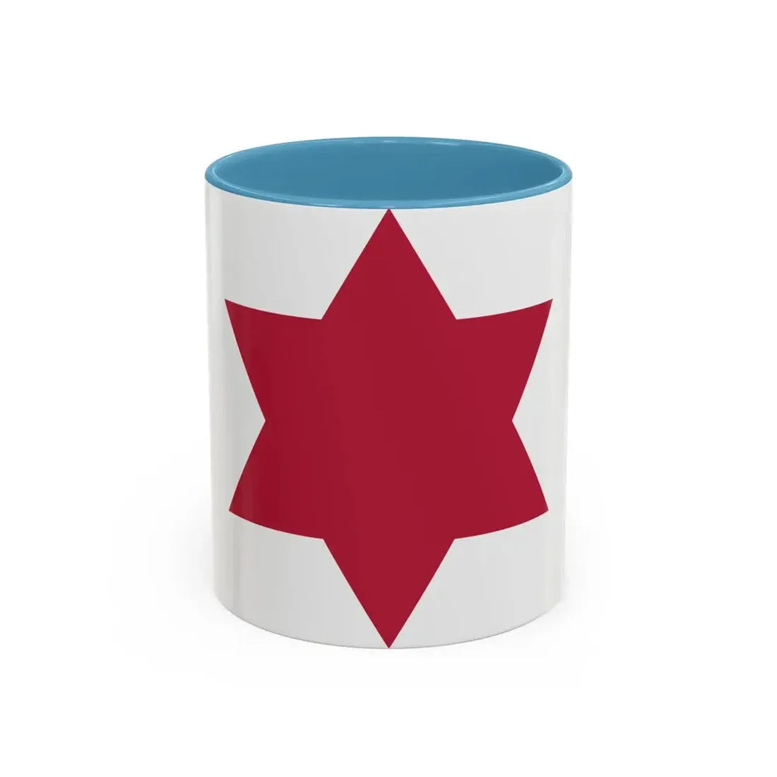 6th Infantry Division (U.S. Army) Accent Coffee Mug 11oz Light Blue - Go Mug Yourself