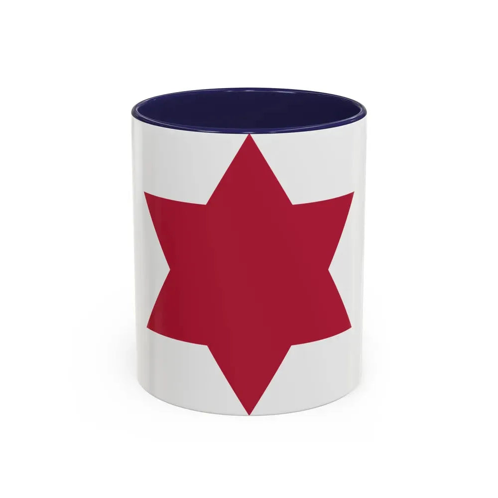 6th Infantry Division (U.S. Army) Accent Coffee Mug 11oz Navy - Go Mug Yourself