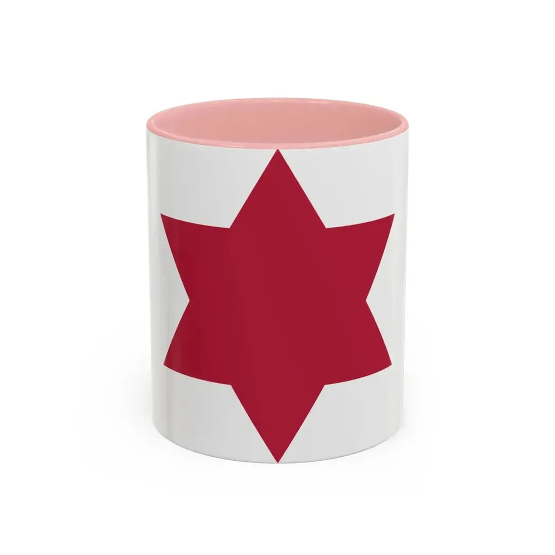 6th Infantry Division (U.S. Army) Accent Coffee Mug 11oz Pink - Go Mug Yourself