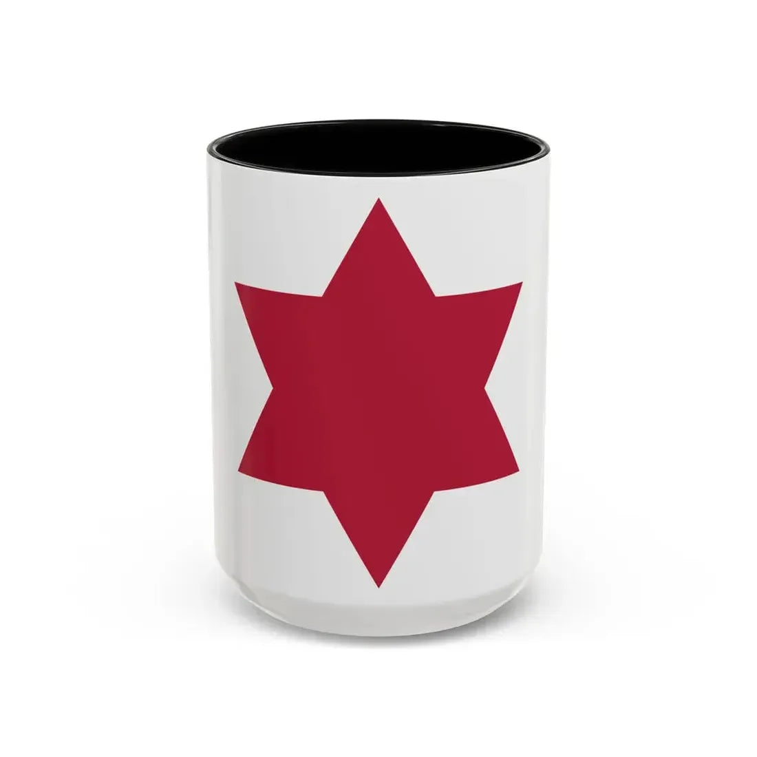 6th Infantry Division (U.S. Army) Accent Coffee Mug 15oz Black - Go Mug Yourself