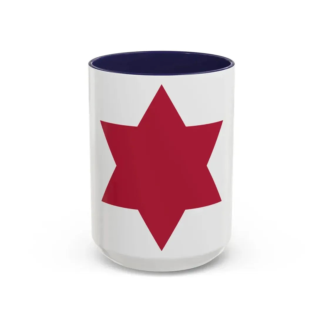 6th Infantry Division (U.S. Army) Accent Coffee Mug 15oz Navy - Go Mug Yourself