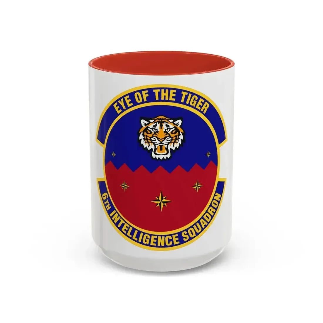 6th Intelligence Squadron (U.S. Air Force) Accent Coffee Mug 15oz Red - Go Mug Yourself