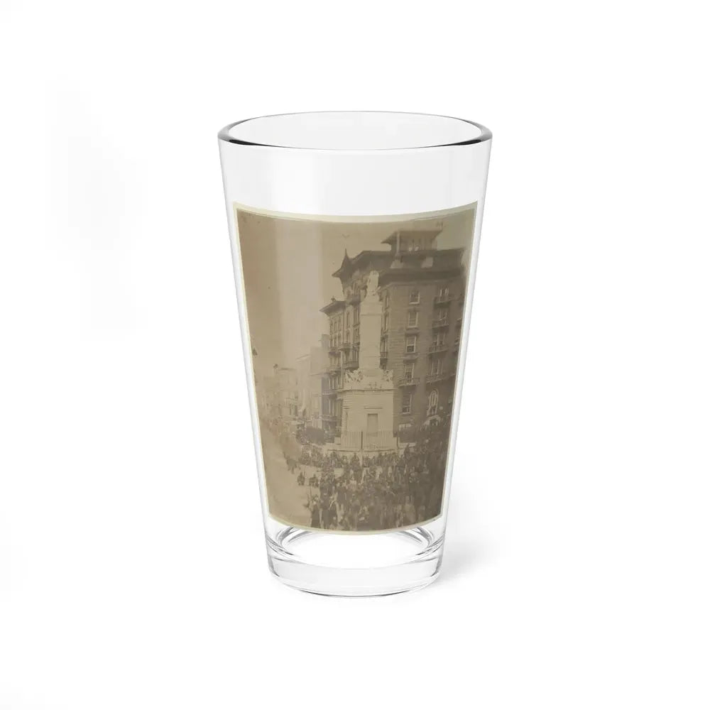 6th Massachusetts Bivouacked In Monument Sq., Baltimore (U.S. Civil War) Pint Glass 16oz 16oz - Go Mug Yourself