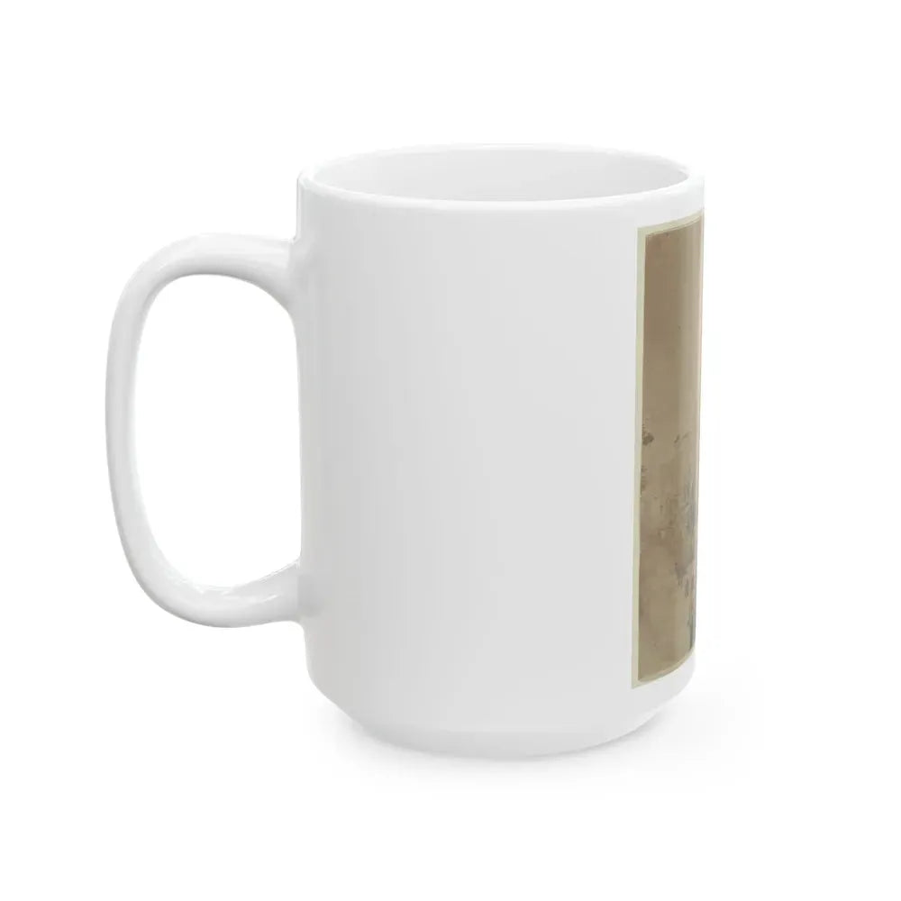 6th Massachusetts Bivouacked In Monument Sq., Baltimore (U.S. Civil War) White Coffee Mug - Go Mug Yourself