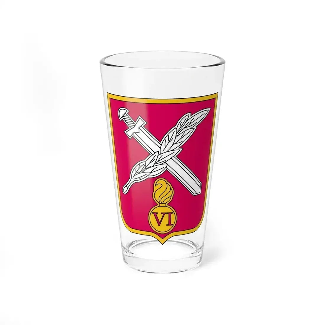 6th Separate Mechanised Brigade (Ukraine) Pint Glass 16oz 16oz - Go Mug Yourself