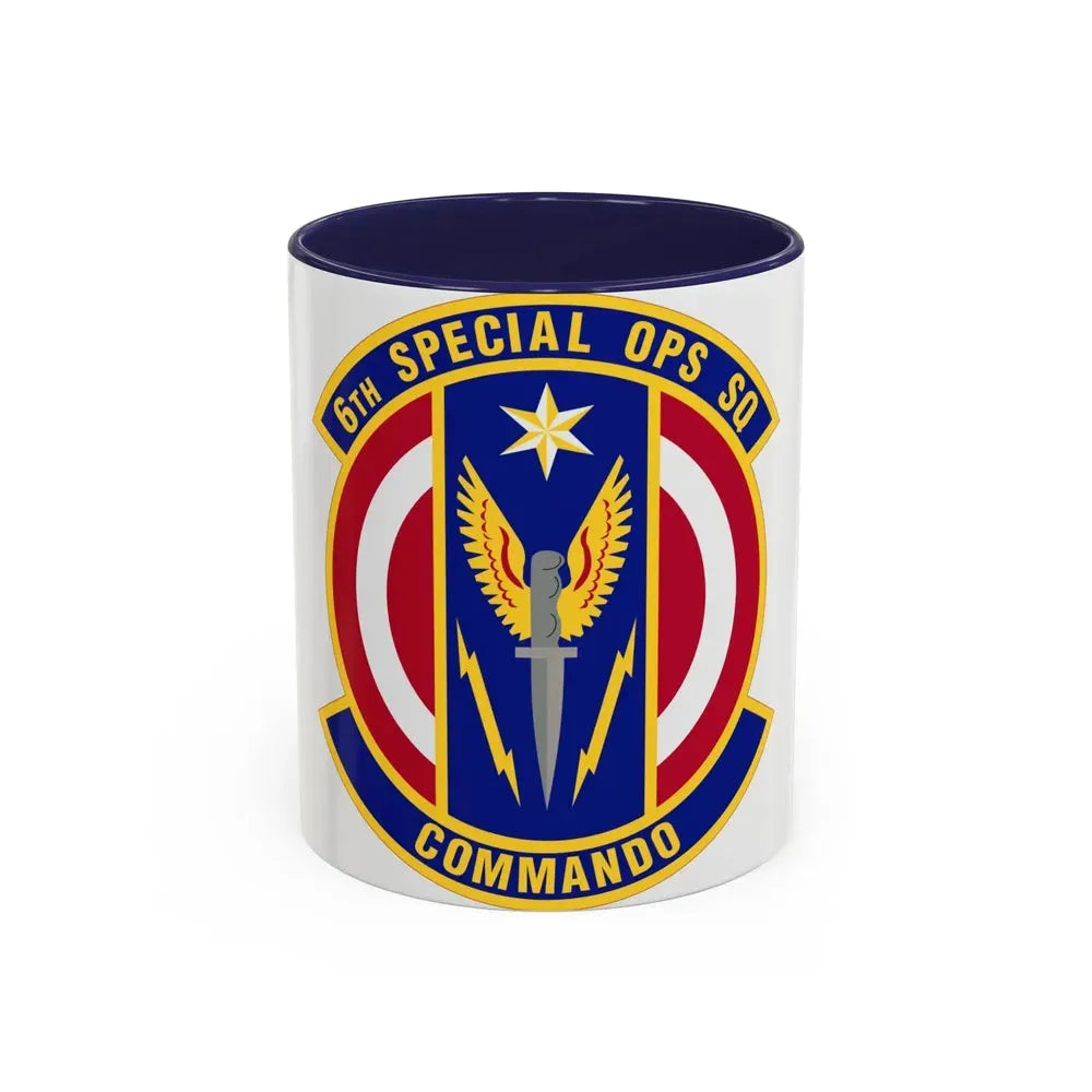 6th Special Operations Squadron (U.S. Air Force) Accent Coffee Mug 11oz Navy - Go Mug Yourself