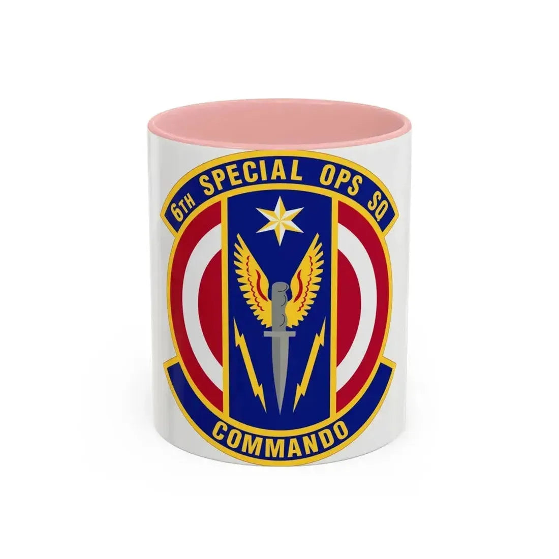 6th Special Operations Squadron (U.S. Air Force) Accent Coffee Mug 11oz Pink - Go Mug Yourself