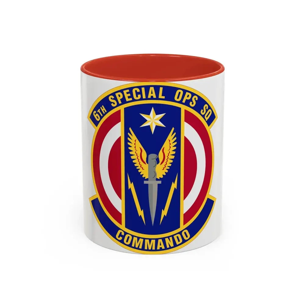 6th Special Operations Squadron (U.S. Air Force) Accent Coffee Mug 11oz Red - Go Mug Yourself