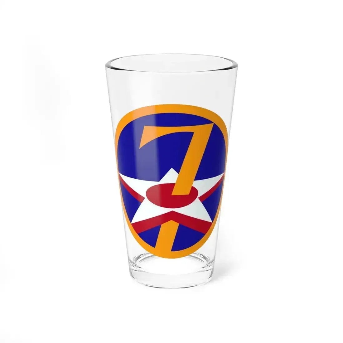 7 Air Force (U.S. Army) Pint Glass 16oz 16oz - Go Mug Yourself