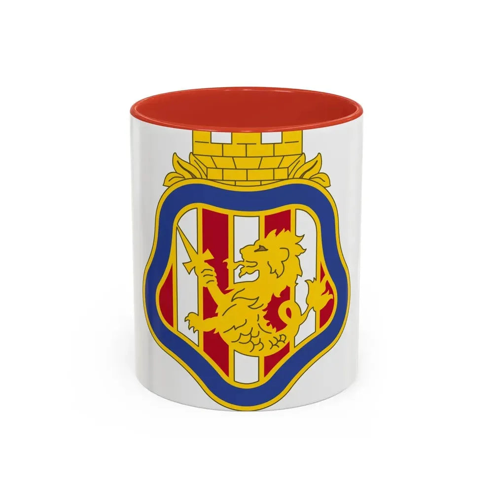 7 Engineer Brigade 2 (U.S. Army) Accent Coffee Mug 11oz Red - Go Mug Yourself