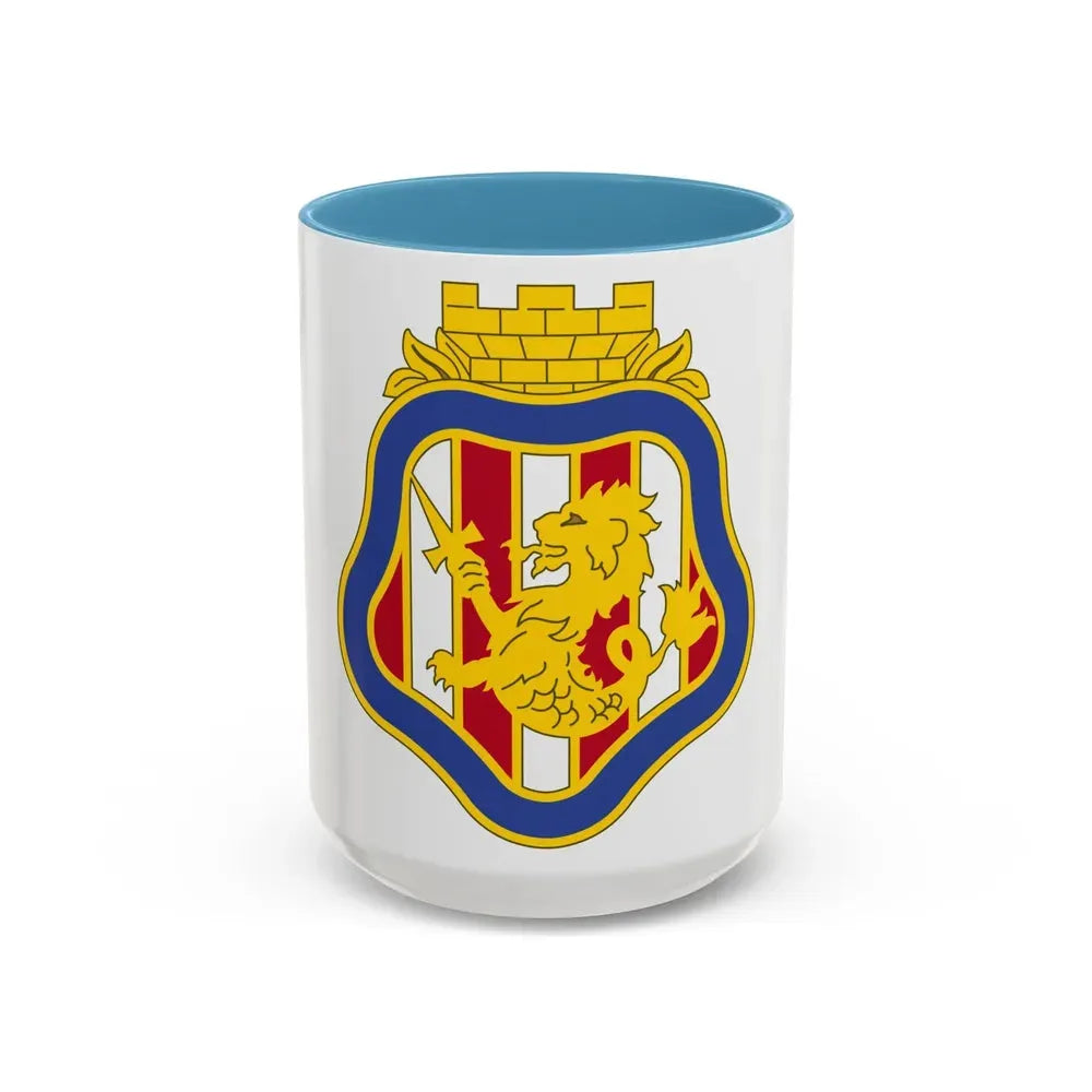 7 Engineer Brigade 2 (U.S. Army) Accent Coffee Mug 15oz Light Blue - Go Mug Yourself