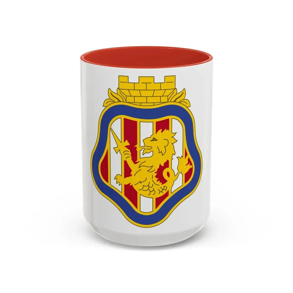 7 Engineer Brigade 2 (U.S. Army) Accent Coffee Mug 15oz Red - Go Mug Yourself
