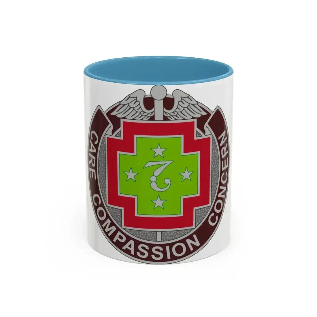 7 Field Hospital (U.S. Army) Accent Coffee Mug 11oz Light Blue - Go Mug Yourself
