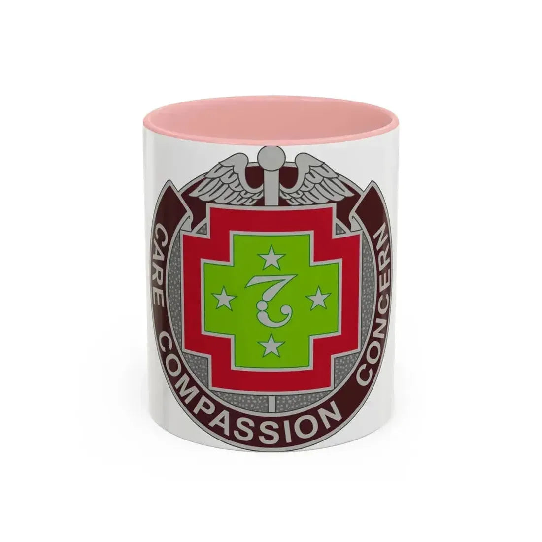 7 Field Hospital (U.S. Army) Accent Coffee Mug 11oz Pink - Go Mug Yourself