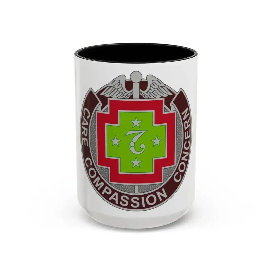 7 Field Hospital (U.S. Army) Accent Coffee Mug 15oz Black - Go Mug Yourself