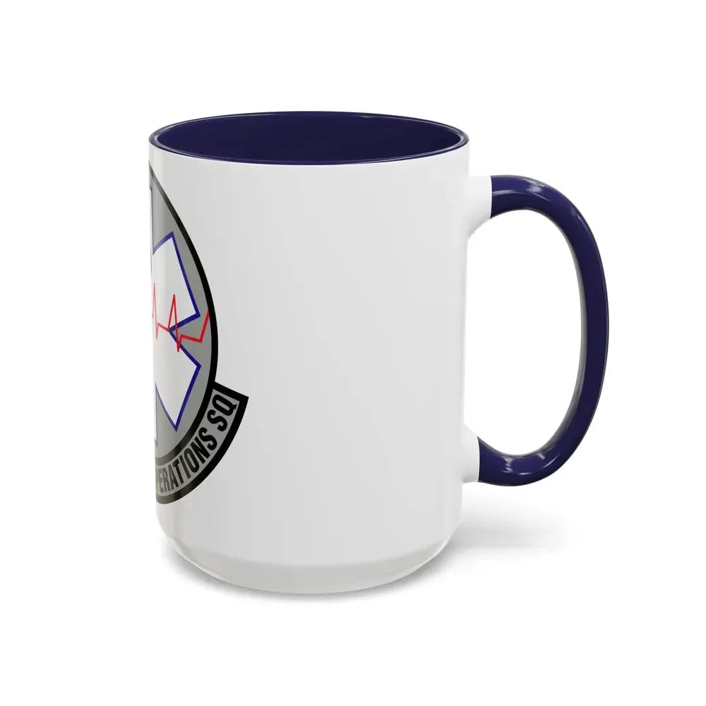7 Healthcare Operations Squadron AFGSC (U.S. Air Force) Accent Coffee Mug - Go Mug Yourself