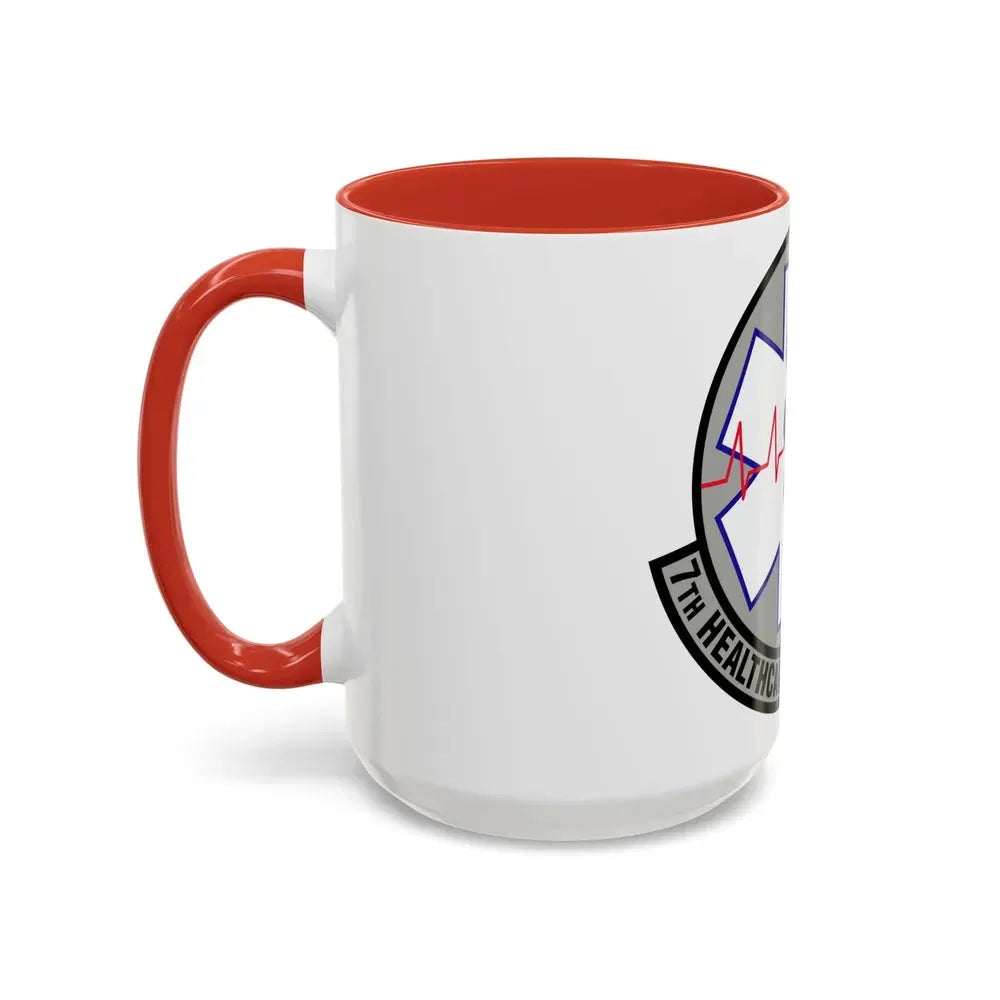 7 Healthcare Operations Squadron AFGSC (U.S. Air Force) Accent Coffee Mug - Go Mug Yourself