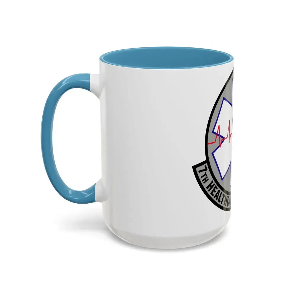 7 Healthcare Operations Squadron AFGSC (U.S. Air Force) Accent Coffee Mug - Go Mug Yourself