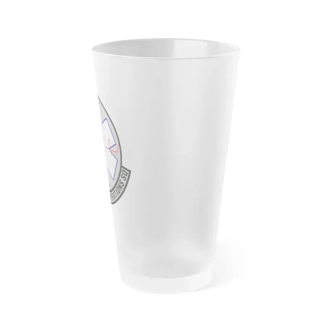 7 Healthcare Operations Squadron AFGSC (U.S. Air Force) Frosted Pint Glass 16oz - Go Mug Yourself