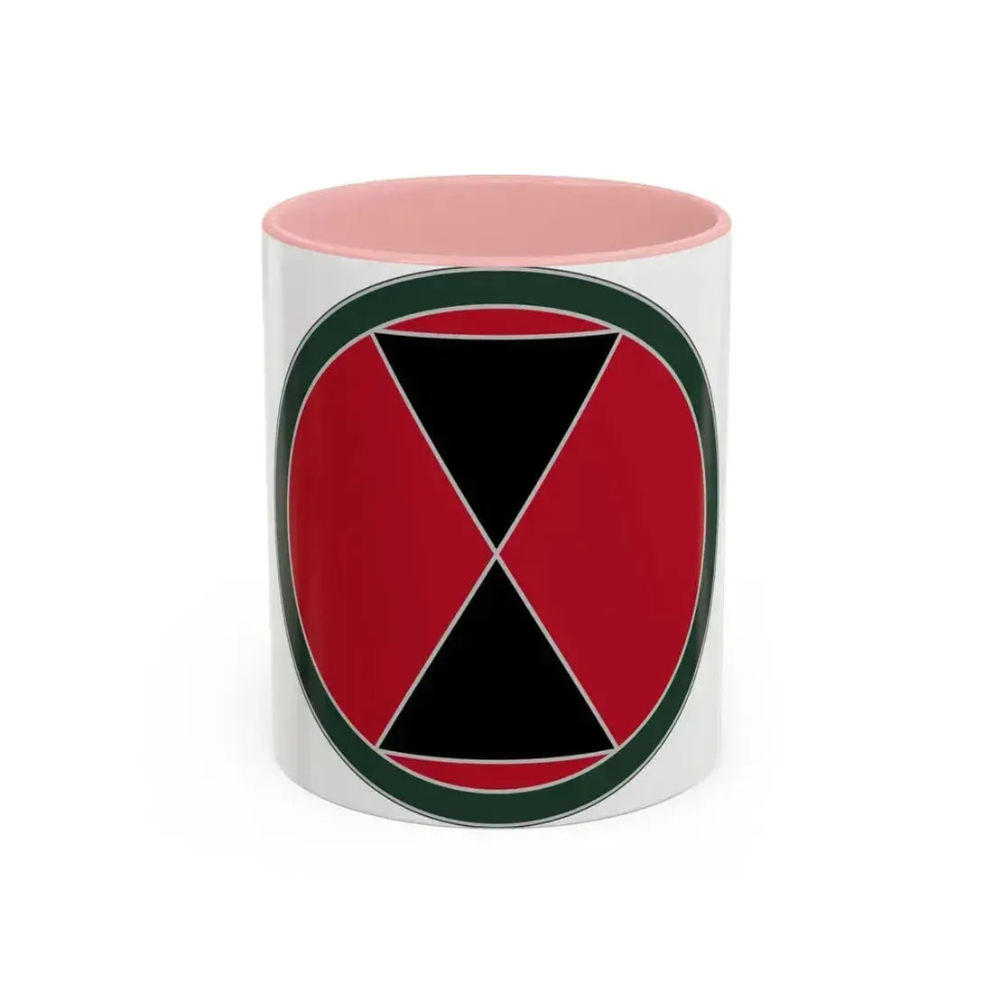 7 Infantry Division (U.S. Army) Accent Coffee Mug 11oz Pink - Go Mug Yourself