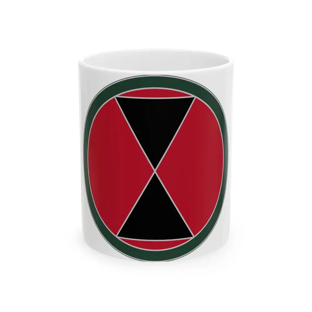 7 Infantry Division (U.S. Army) White Coffee Mug 11oz - Go Mug Yourself