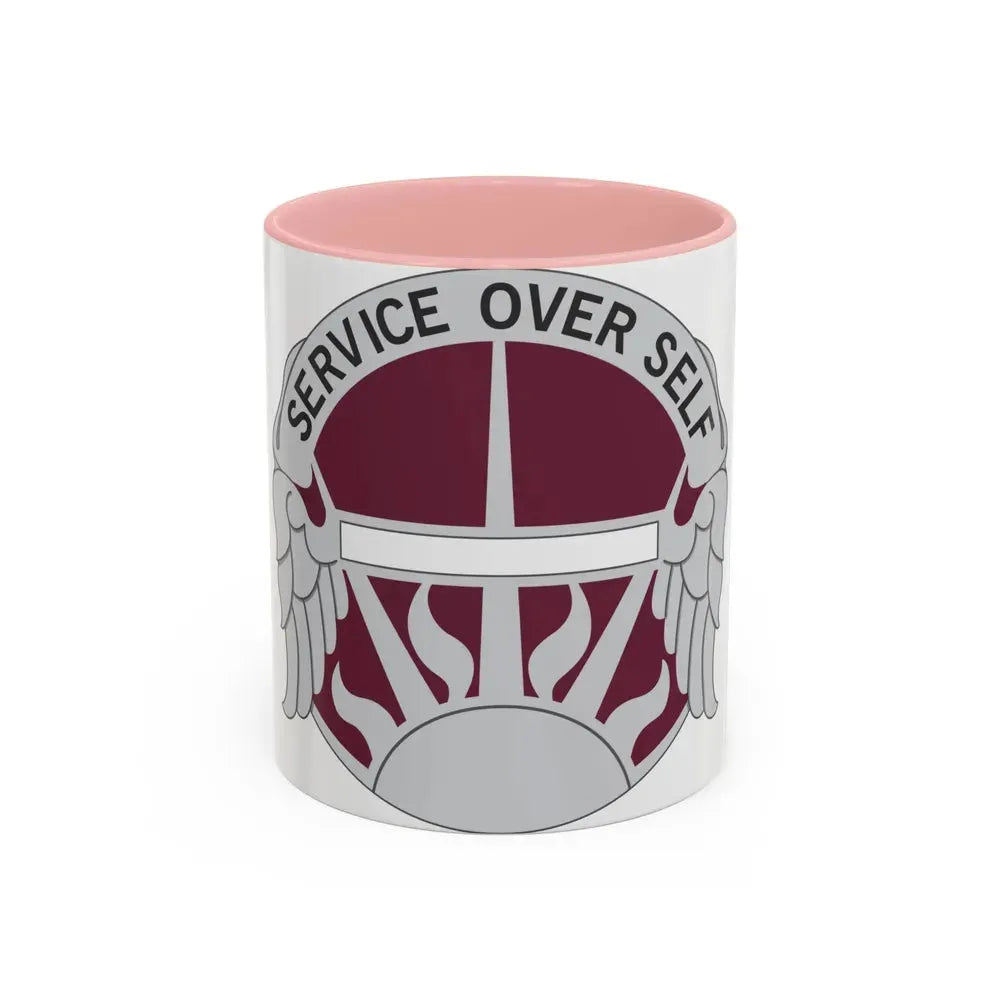 7 Medical Brigade (U.S. Army) Accent Coffee Mug 11oz Pink - Go Mug Yourself