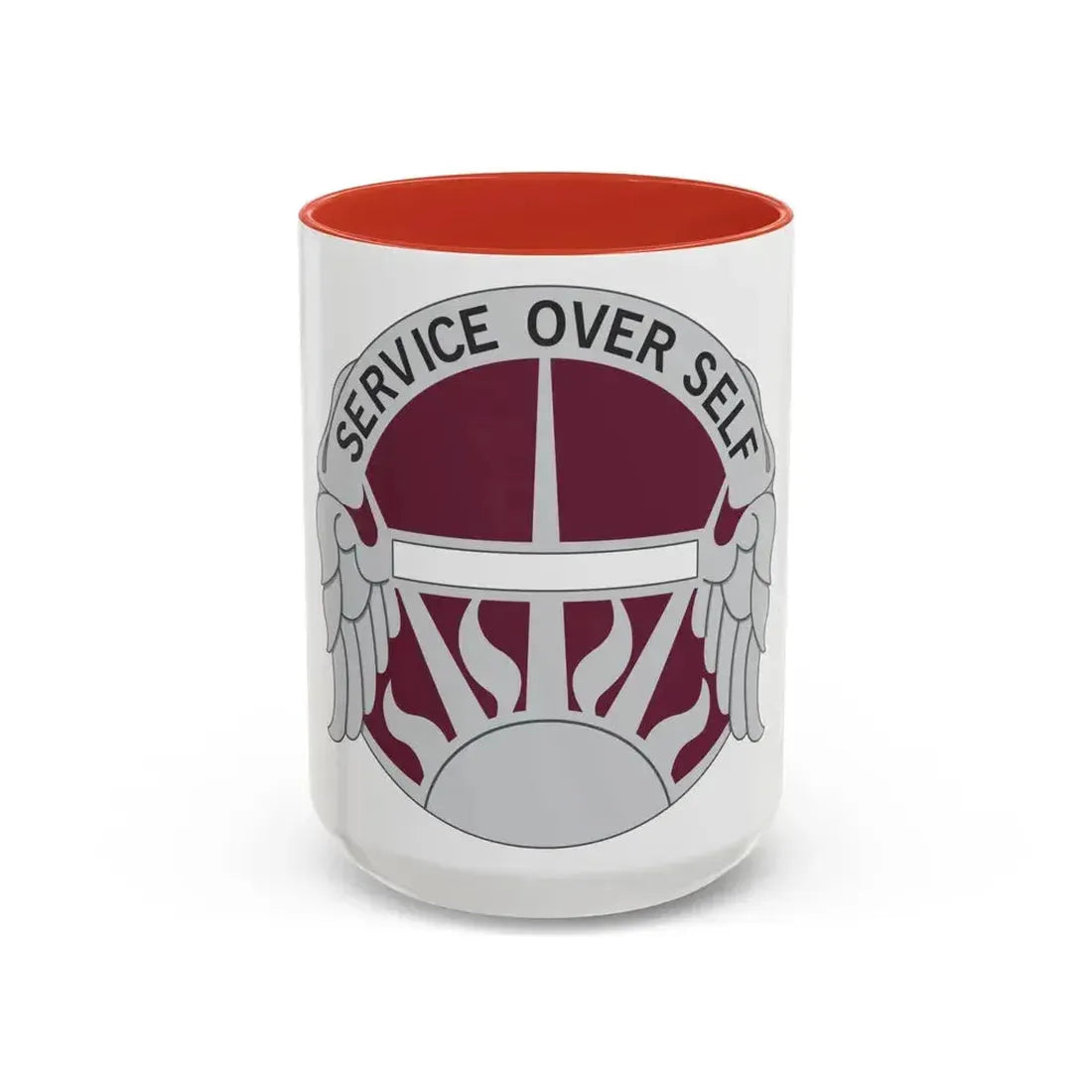 7 Medical Brigade (U.S. Army) Accent Coffee Mug 15oz Red - Go Mug Yourself