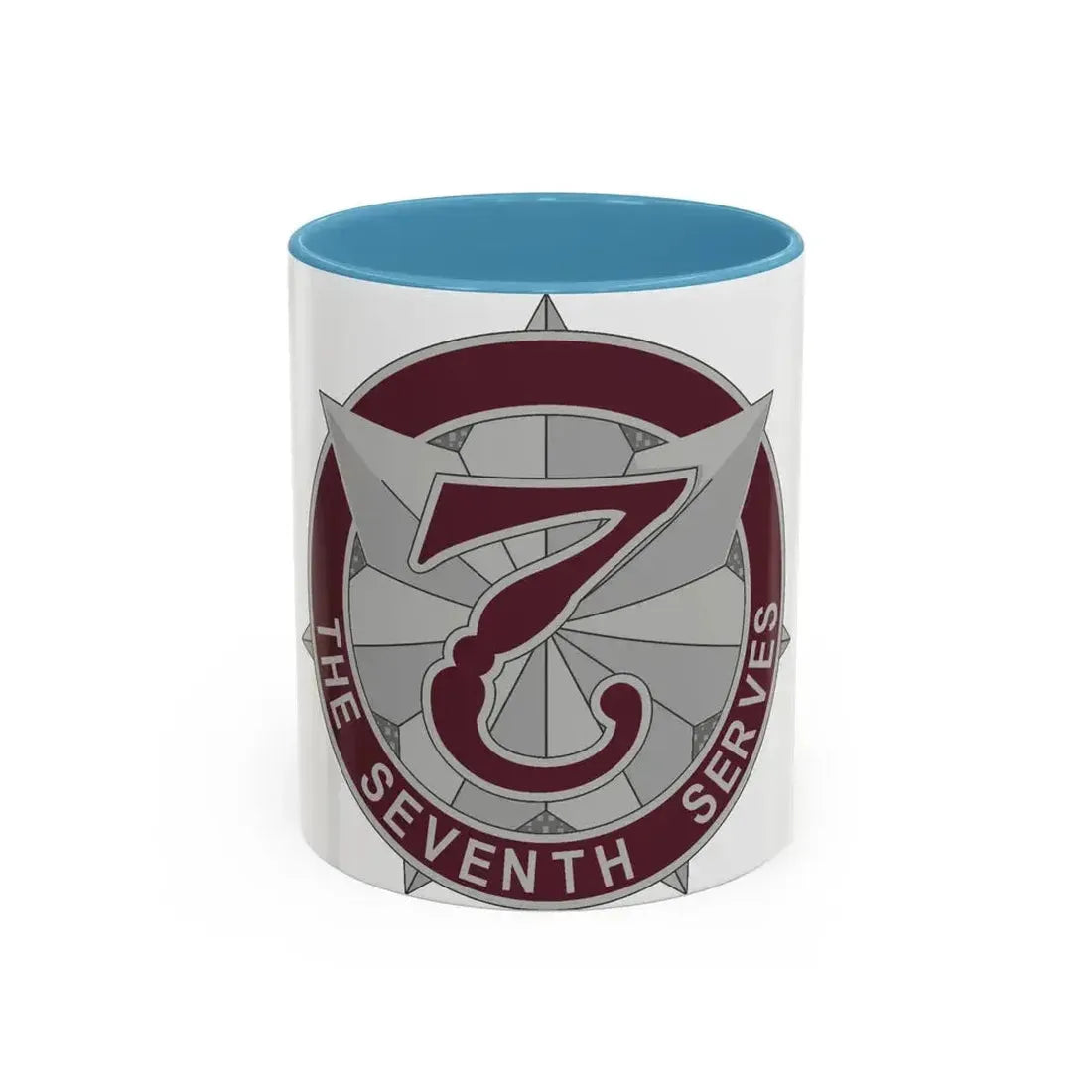 7 Medical Command 2 (U.S. Army) Accent Coffee Mug 11oz Light Blue - Go Mug Yourself