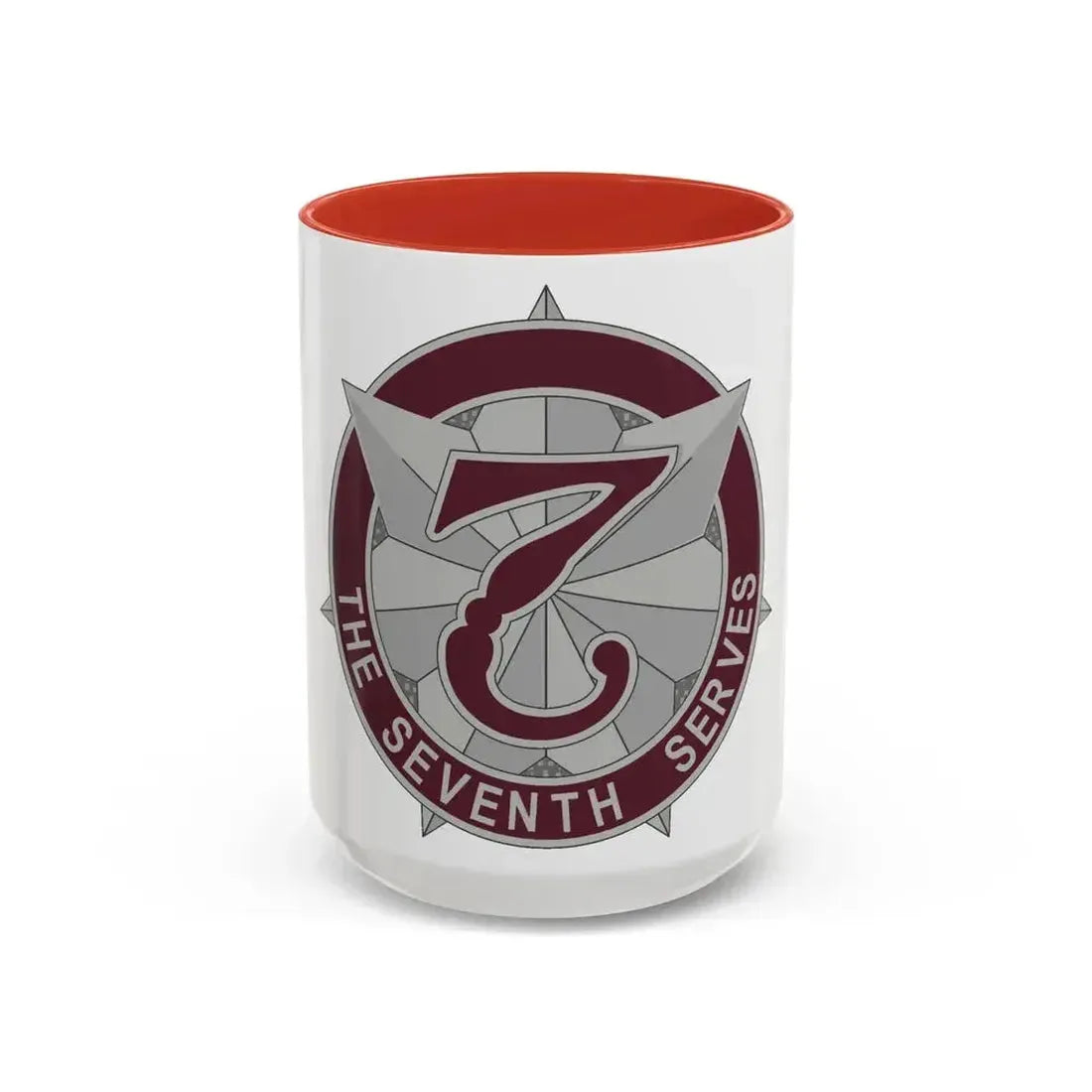 7 Medical Command 2 (U.S. Army) Accent Coffee Mug 15oz Red - Go Mug Yourself