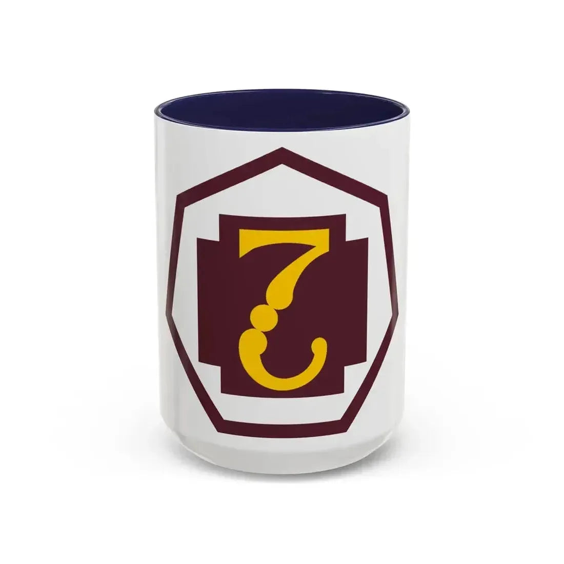 7 Medical Command (U.S. Army) Accent Coffee Mug 15oz Navy - Go Mug Yourself