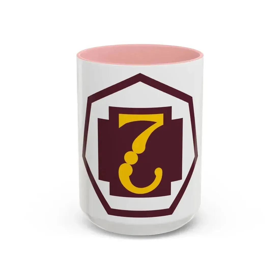 7 Medical Command (U.S. Army) Accent Coffee Mug 15oz Pink - Go Mug Yourself