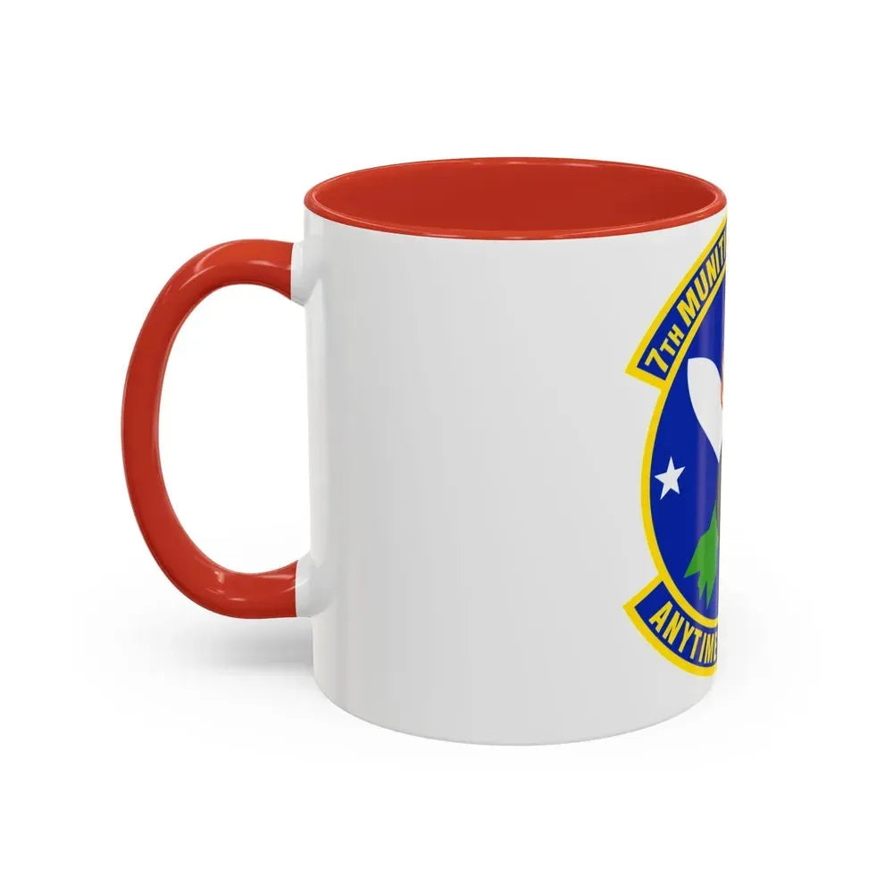 7 Munitions Squadron ACC (U.S. Air Force) Accent Coffee Mug - Go Mug Yourself
