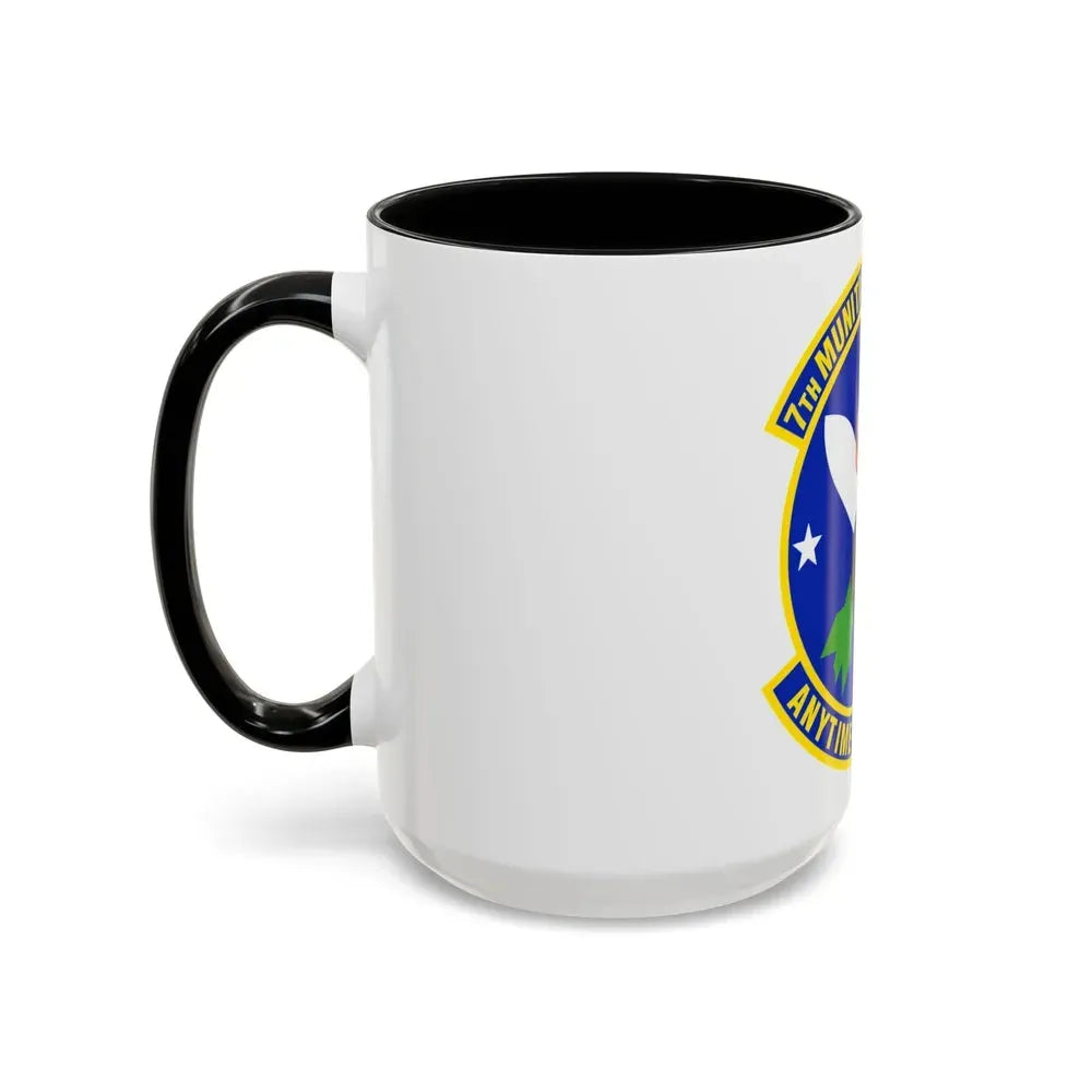 7 Munitions Squadron ACC (U.S. Air Force) Accent Coffee Mug - Go Mug Yourself