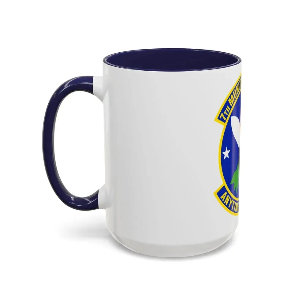 7 Munitions Squadron ACC (U.S. Air Force) Accent Coffee Mug - Go Mug Yourself