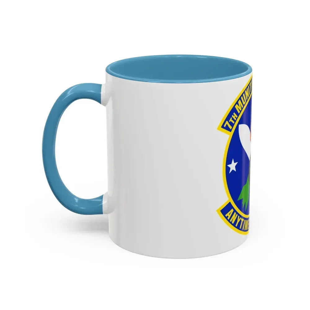 7 Munitions Squadron ACC (U.S. Air Force) Accent Coffee Mug - Go Mug Yourself