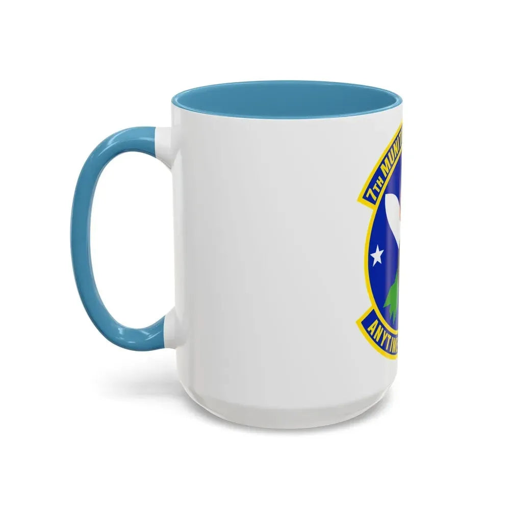 7 Munitions Squadron ACC (U.S. Air Force) Accent Coffee Mug - Go Mug Yourself