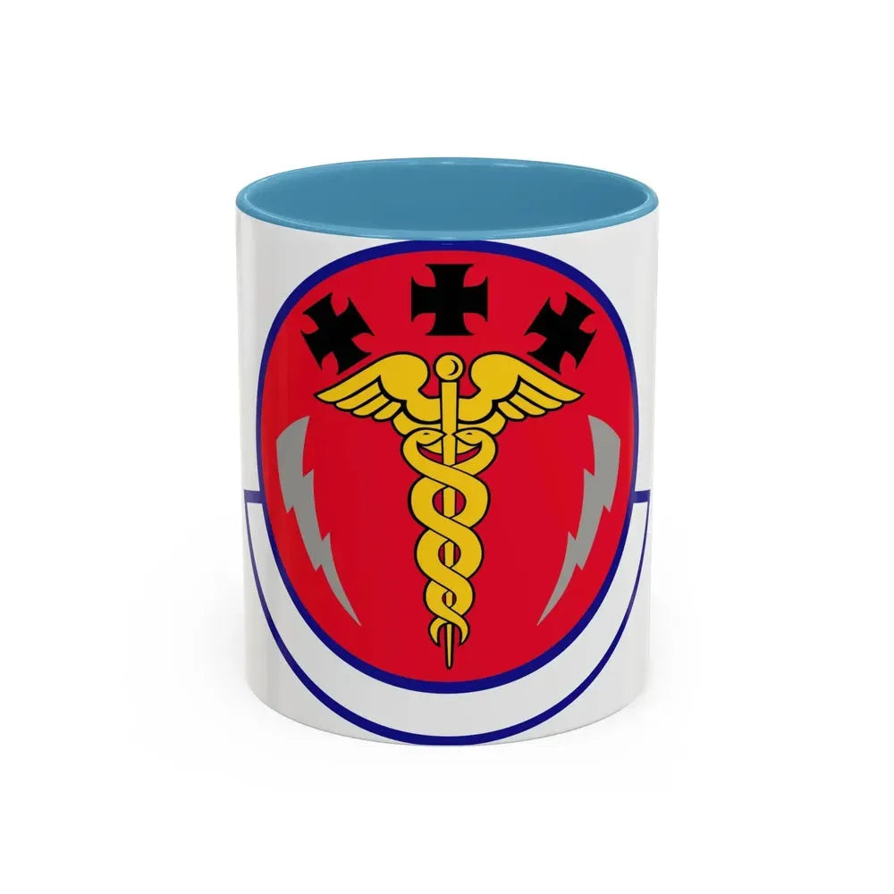 7 Operational Medical Readiness Squadron AFGSC (U.S. Air Force) Accent Coffee Mug 11oz Light Blue - Go Mug Yourself