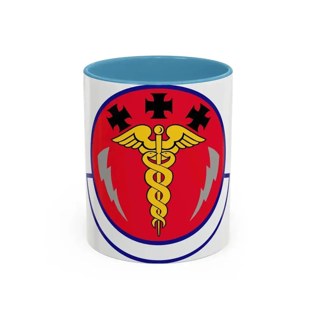 7 Operational Medical Readiness Squadron AFGSC (U.S. Air Force) Accent Coffee Mug 11oz Light Blue - Go Mug Yourself