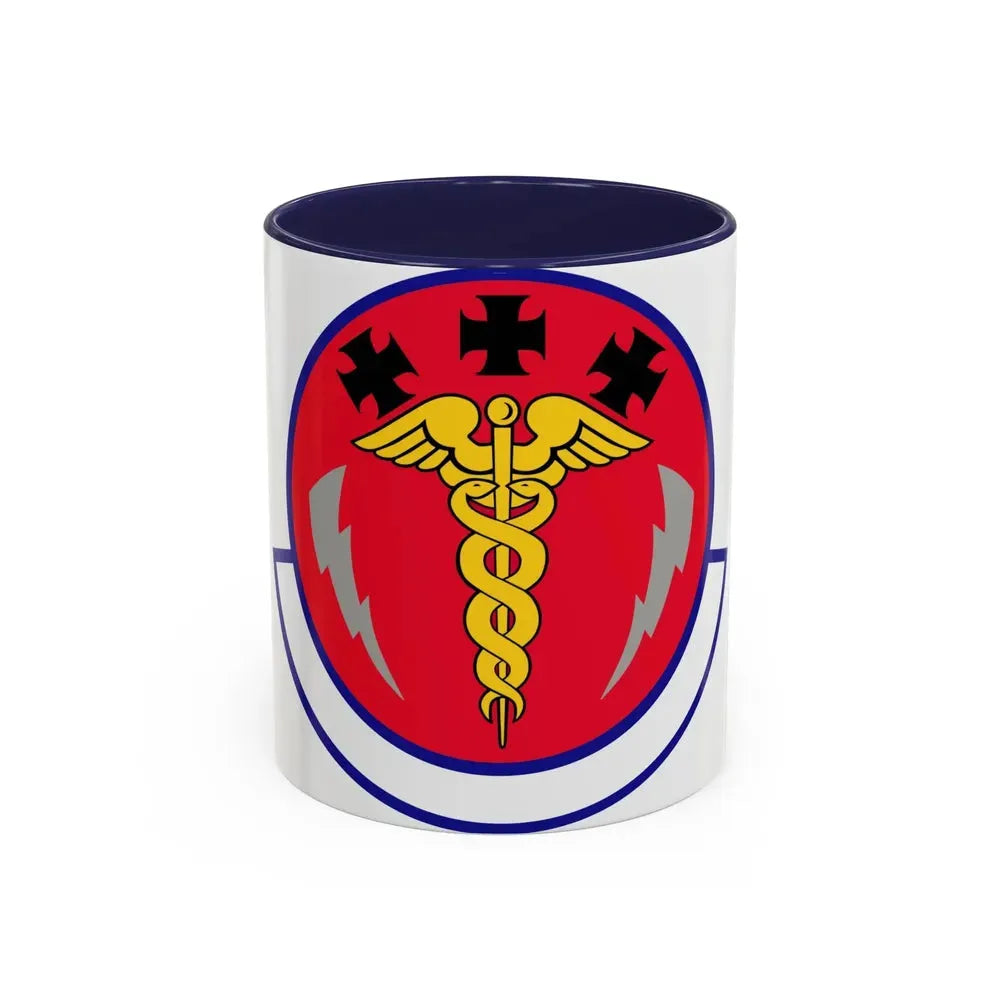 7 Operational Medical Readiness Squadron AFGSC (U.S. Air Force) Accent Coffee Mug 11oz Navy - Go Mug Yourself