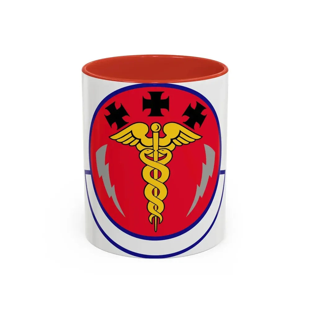 7 Operational Medical Readiness Squadron AFGSC (U.S. Air Force) Accent Coffee Mug 11oz Red - Go Mug Yourself