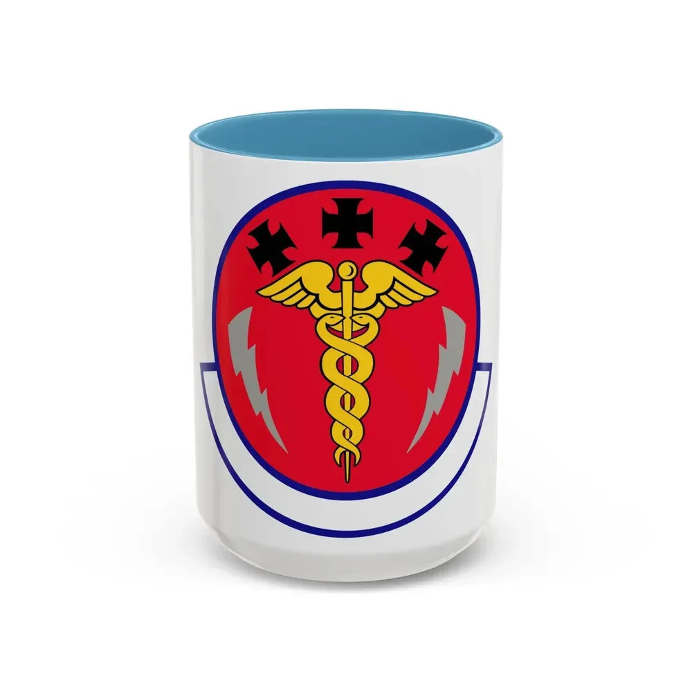 7 Operational Medical Readiness Squadron AFGSC (U.S. Air Force) Accent Coffee Mug 15oz Light Blue - Go Mug Yourself
