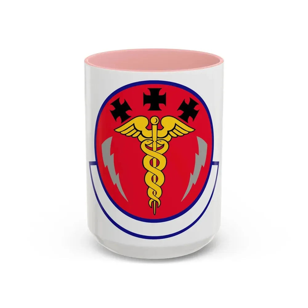 7 Operational Medical Readiness Squadron AFGSC (U.S. Air Force) Accent Coffee Mug 15oz Pink - Go Mug Yourself