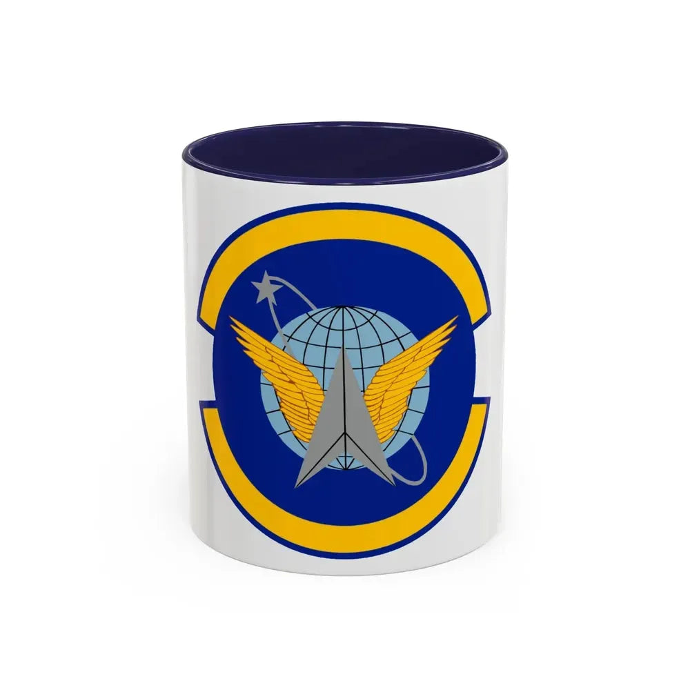 7 Space Operations Squadron AFRC (U.S. Air Force) Accent Coffee Mug 11oz Navy - Go Mug Yourself