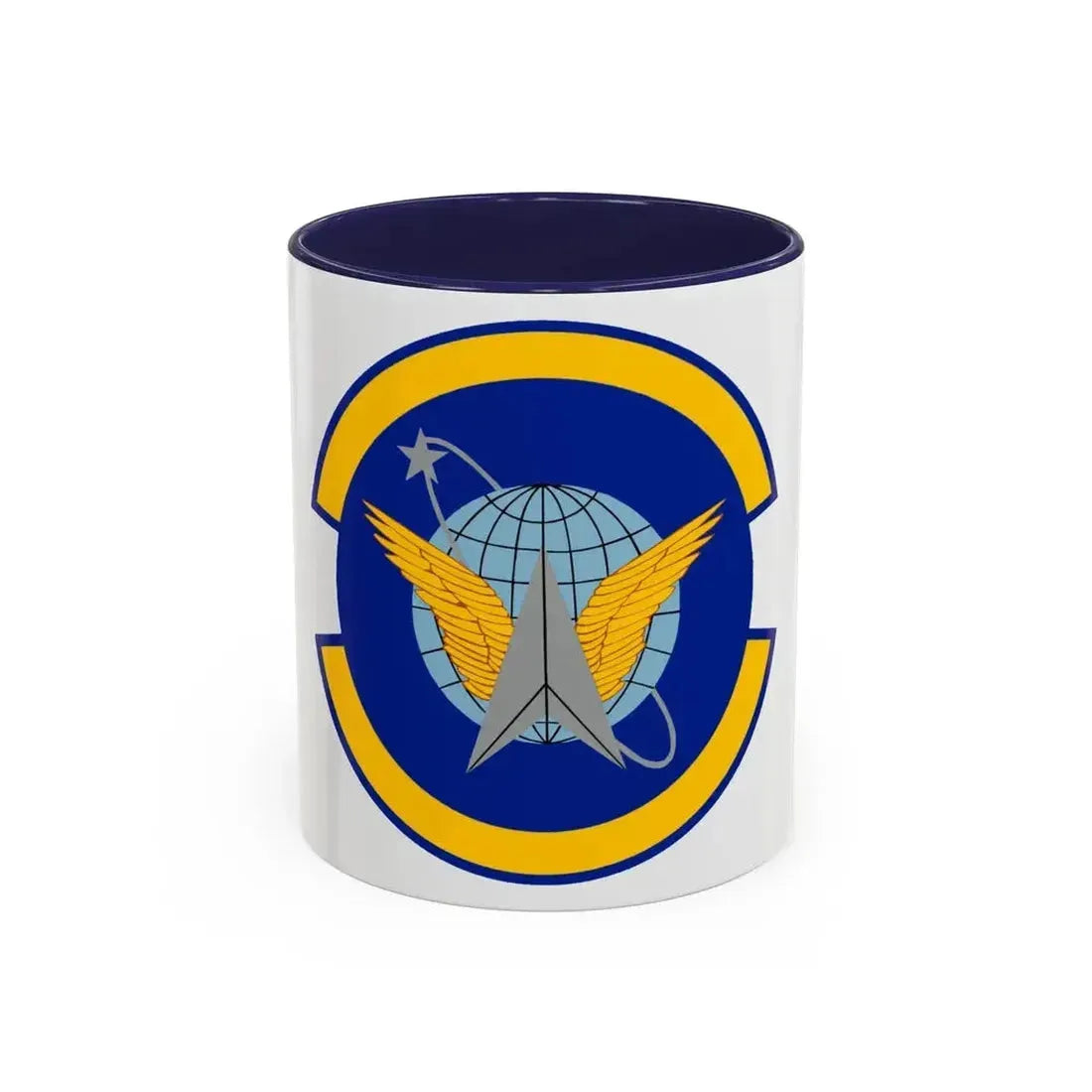 7 Space Operations Squadron AFRC (U.S. Air Force) Accent Coffee Mug 11oz Navy - Go Mug Yourself