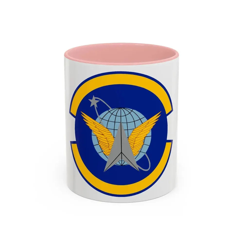 7 Space Operations Squadron AFRC (U.S. Air Force) Accent Coffee Mug 11oz Pink - Go Mug Yourself