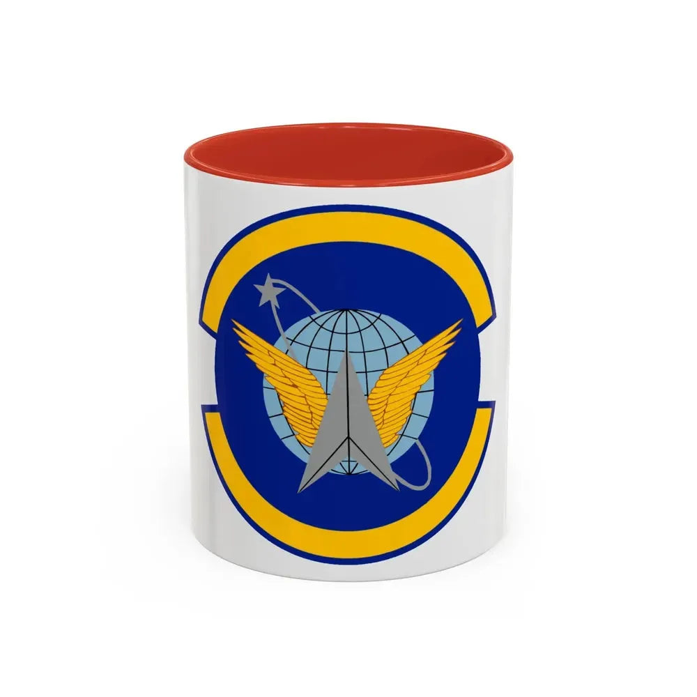 7 Space Operations Squadron AFRC (U.S. Air Force) Accent Coffee Mug 11oz Red - Go Mug Yourself