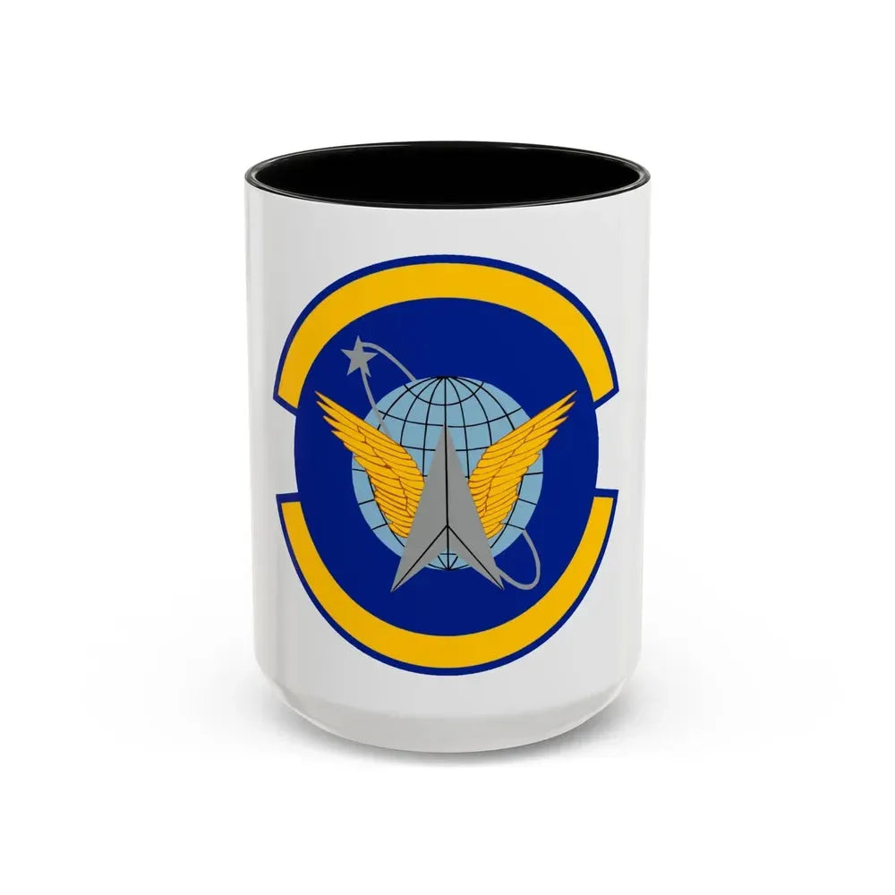 7 Space Operations Squadron AFRC (U.S. Air Force) Accent Coffee Mug 15oz Black - Go Mug Yourself