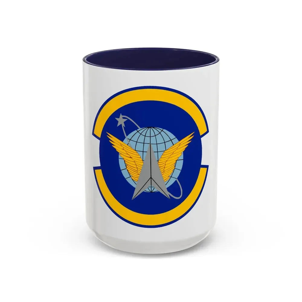 7 Space Operations Squadron AFRC (U.S. Air Force) Accent Coffee Mug 15oz Navy - Go Mug Yourself