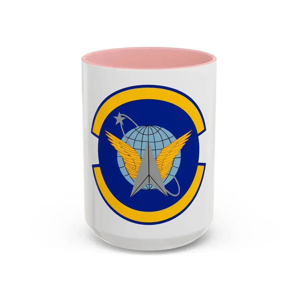7 Space Operations Squadron AFRC (U.S. Air Force) Accent Coffee Mug 15oz Pink - Go Mug Yourself