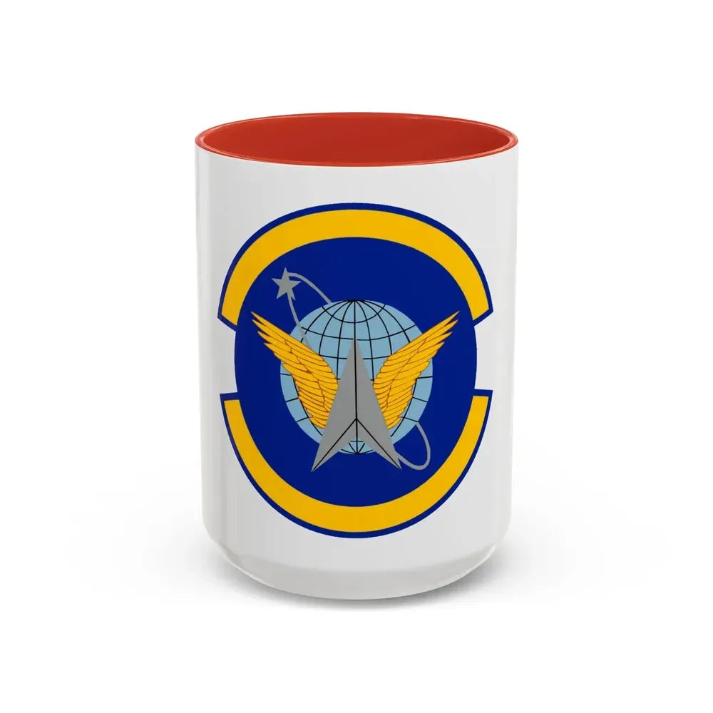 7 Space Operations Squadron AFRC (U.S. Air Force) Accent Coffee Mug 15oz Red - Go Mug Yourself